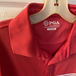 PGA Performance golf shirt Large